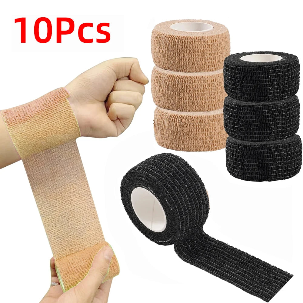 Self Adhesive Athletic Wrap Tape 10 Rolls Sports Bandage