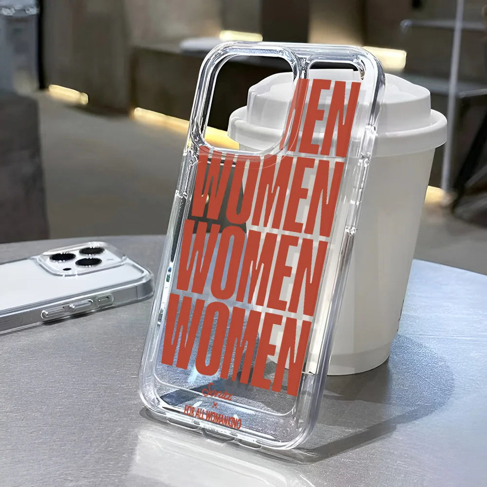 Simple Clear Shockproof iPhone Case