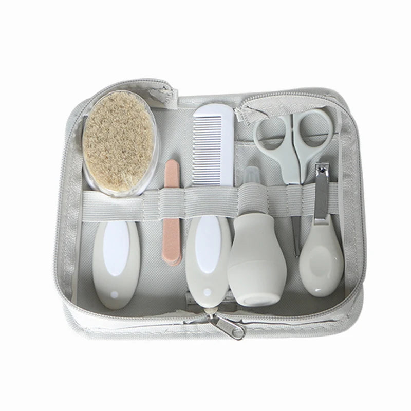 Baby Care Kit with Nasal Aspirator Nail Clippers Comb Brush