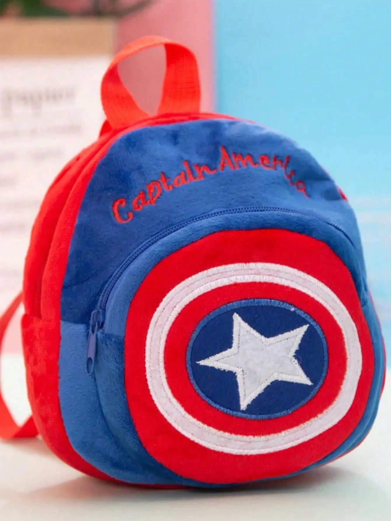 Cartoon Plush Backpack Stitch Mickey Pooh Cute School Bag for Kids