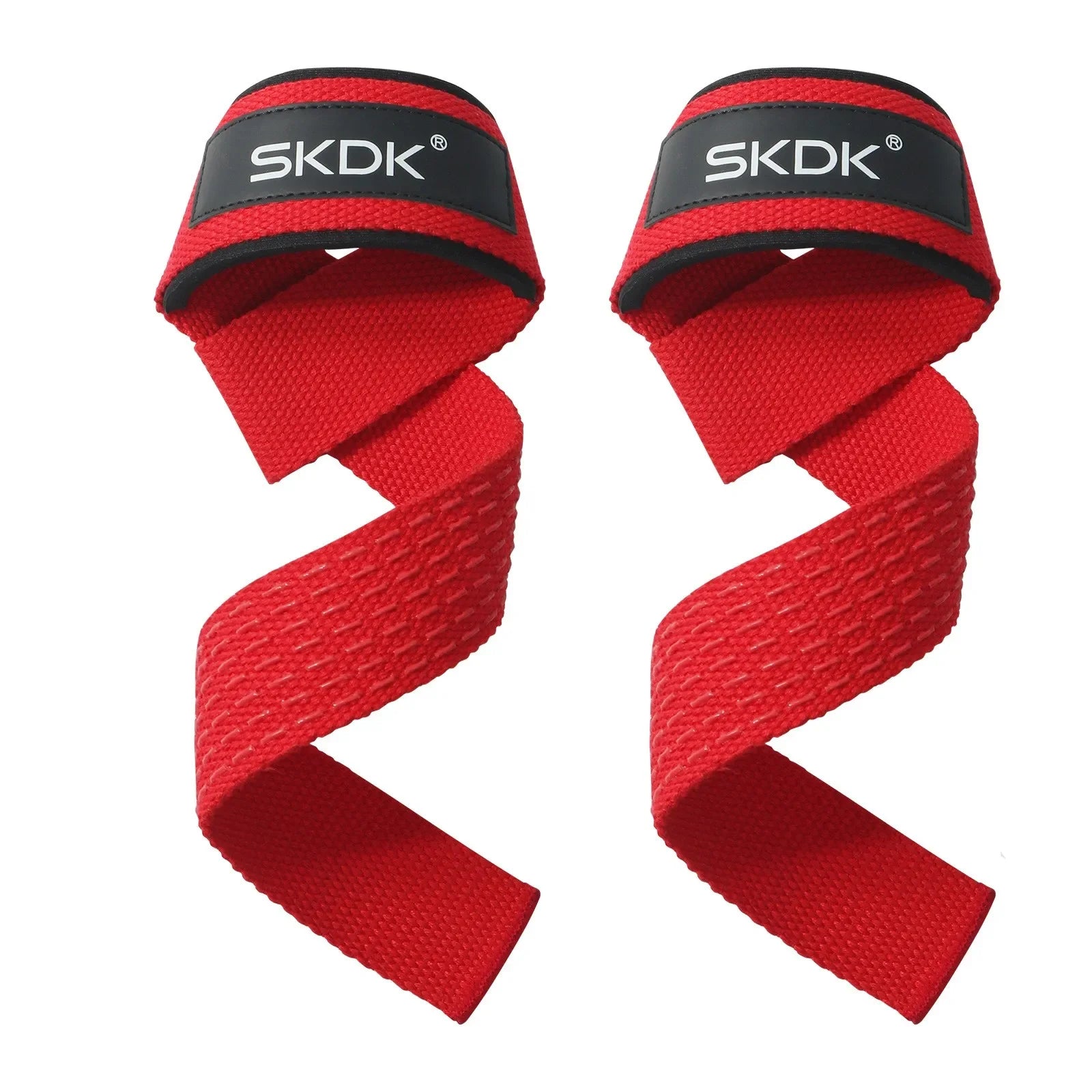 Adjustable Weightlifting Wrist Straps Non Slip Gym Lifting Support Grip Bands