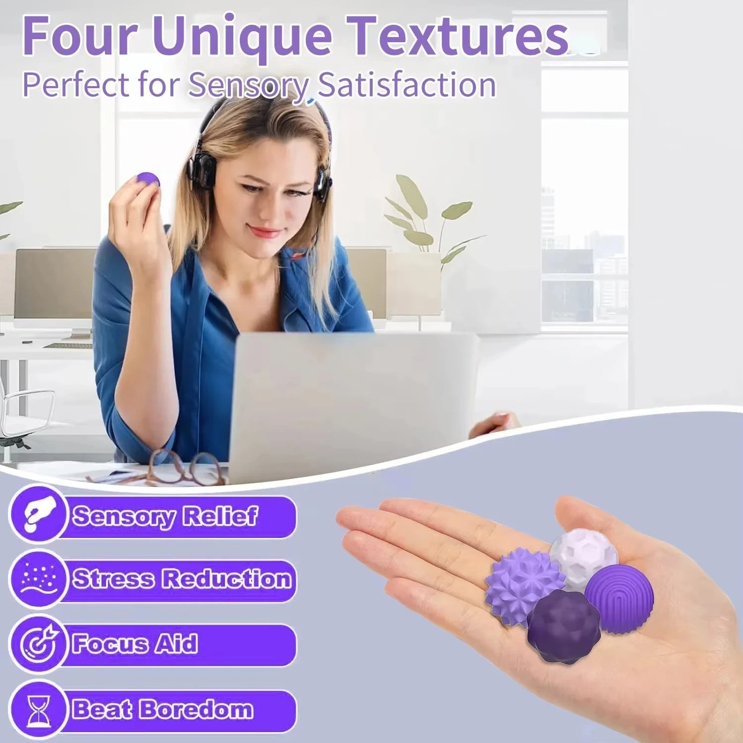 Magnetic Fidget Toy Balls – Anti Stress Sensory ADHD Relief Toy for Kids & Adults