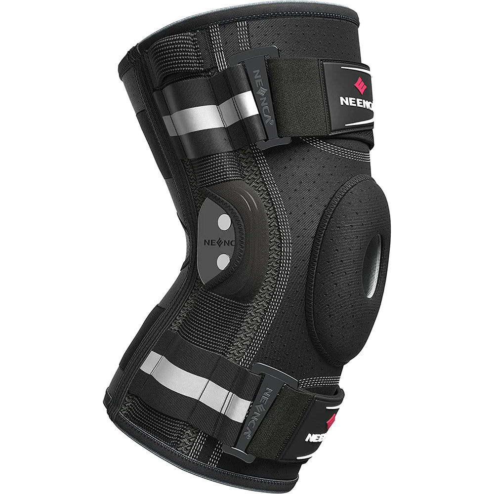 Hinged Knee Brace with Side Stabilizers Knee Support for Pain Relief ACL Meniscus Arthritis