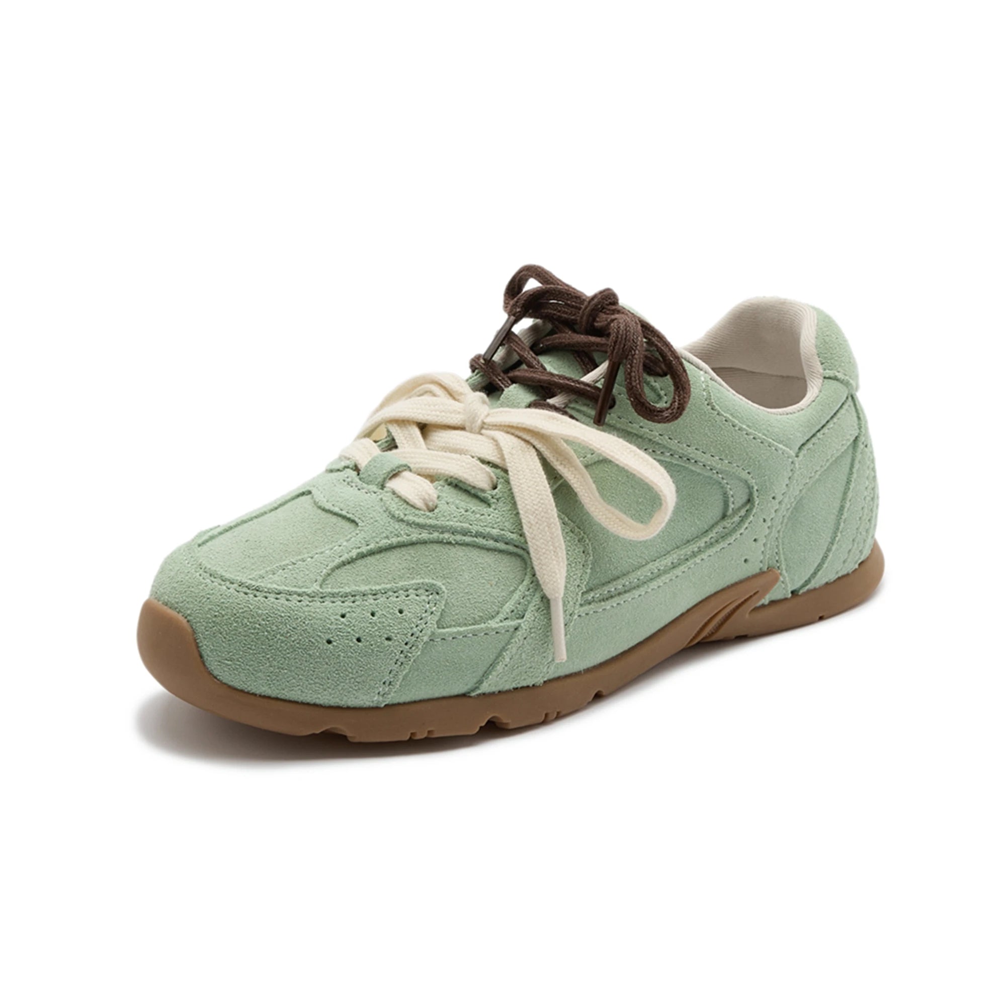 Women Genuine Leather Sneakers Non Slip Training Running Shoes 2026
