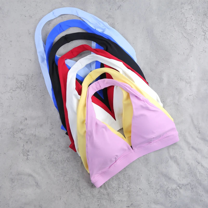 Neck Hanging Yoga Sports Bra Women Breathable Running Fitness Cycling Bra