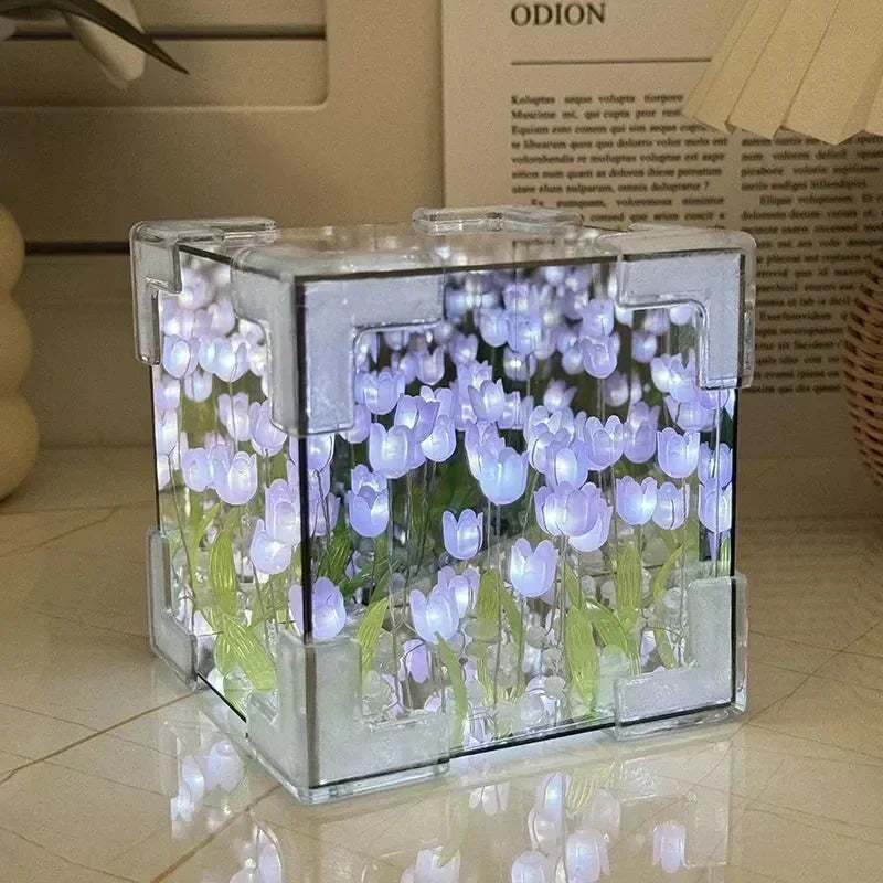 DIY Tulip Flower Night Light Kit for Girlfriend Gift