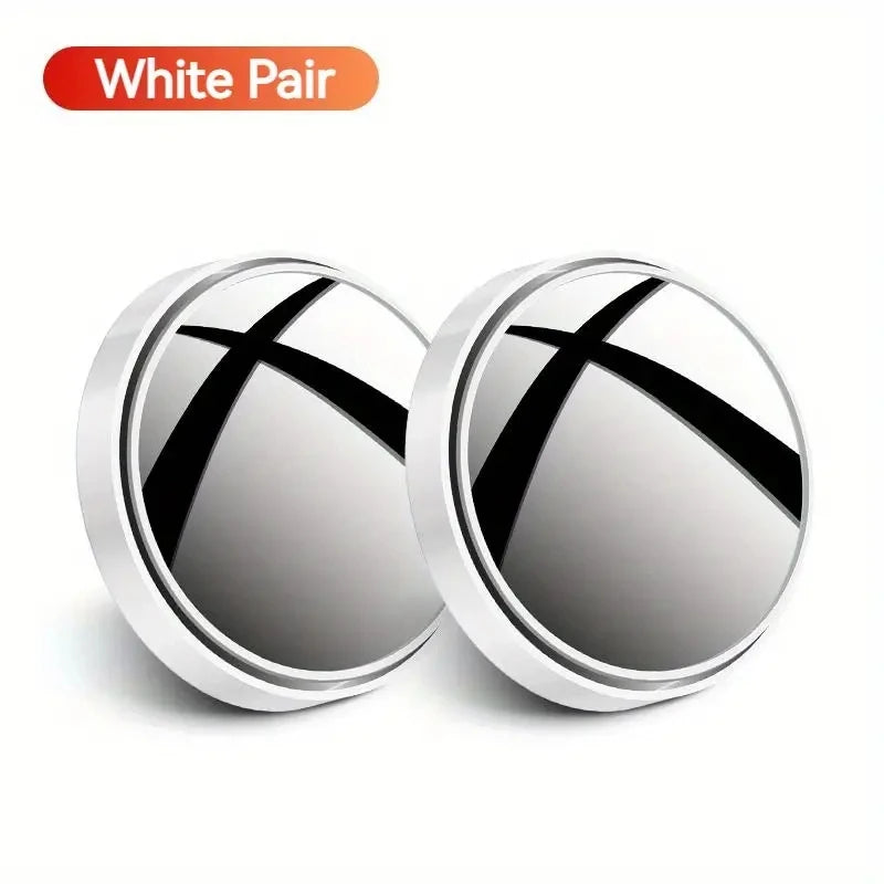 360 Degree Adjustable Blind Spot Mirror Wide Angle Rear View Car Mirror Set