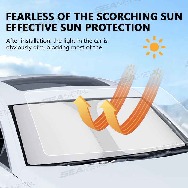 Car Windshield Sun Shade Foldable UV Protection