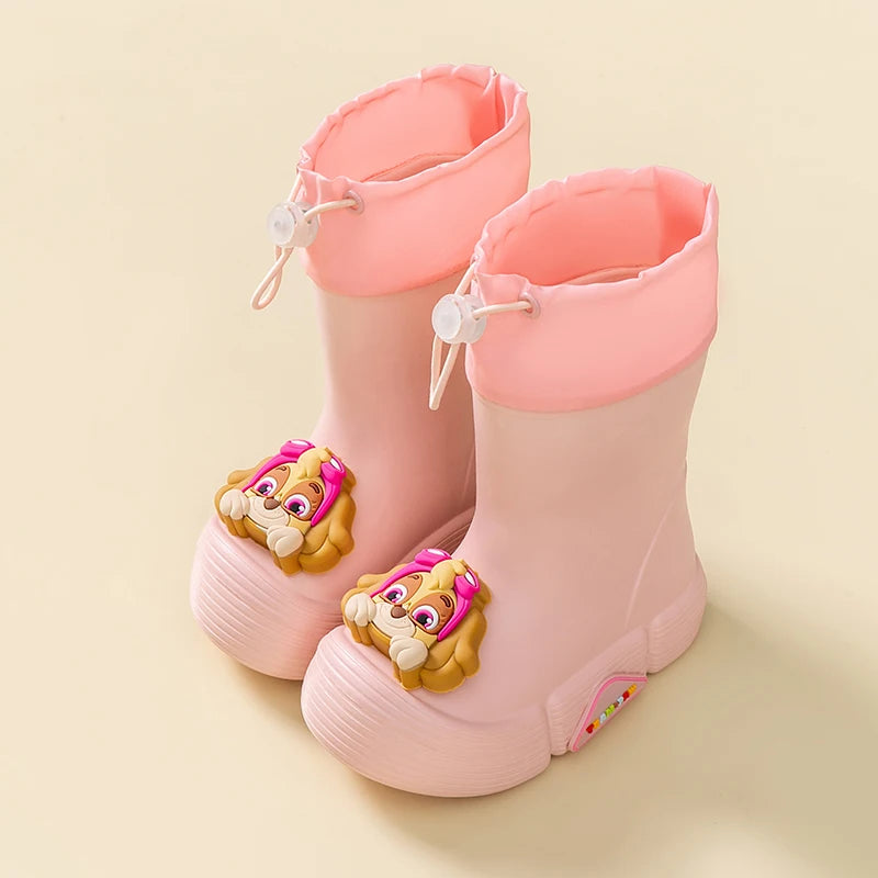 PAW Patrol Kids Rain Boots Waterproof Non Slip Rubber Shoes