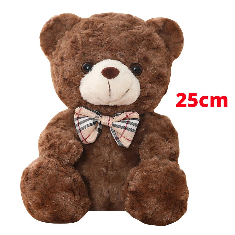 Teddy Bear Plush Pillow 25cm 35cm Soft Stuffed Animal Gift