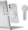 Magnetic Laptop Phone Holder Foldable Slim Side Mount for iPhone and All Phones
