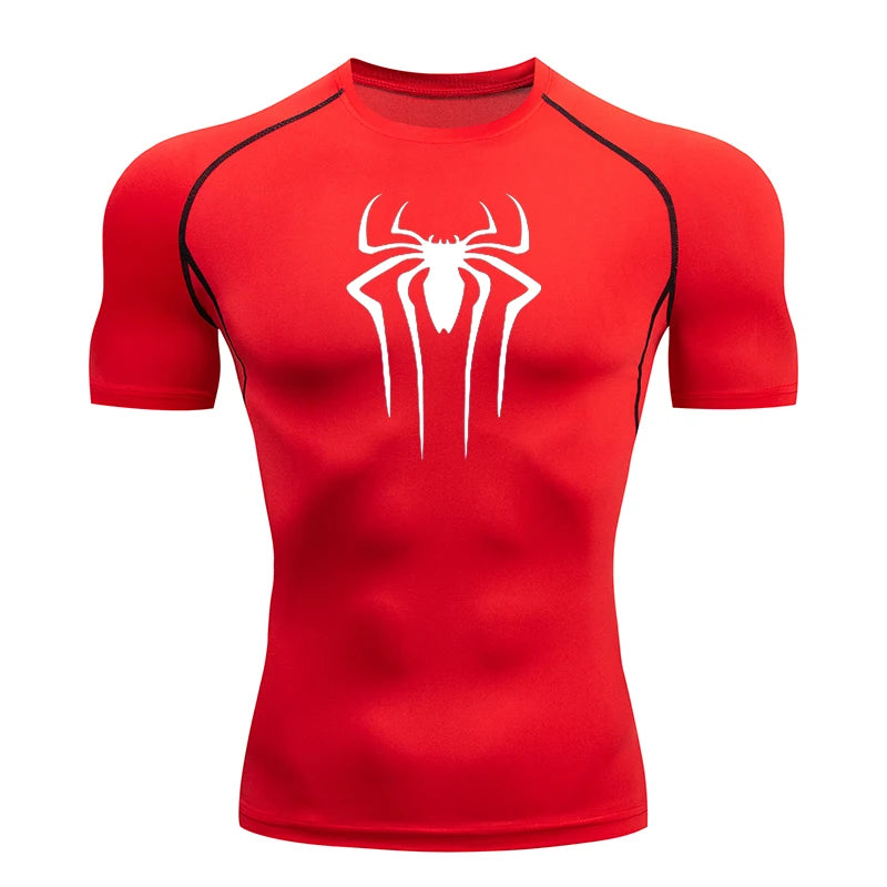 Men Compression Short Sleeve Quick Dry Gym Running Fitness T Shirt