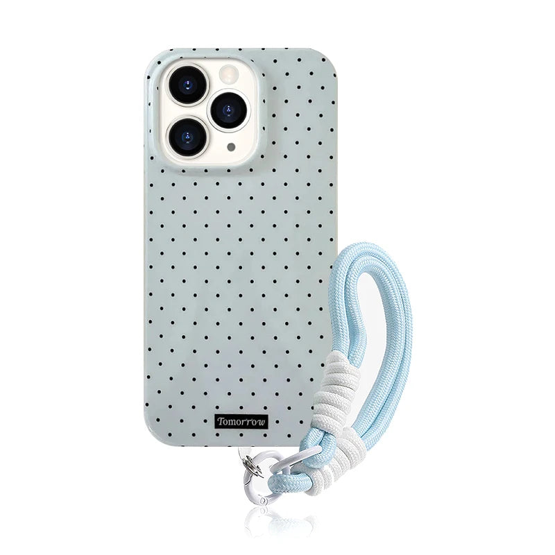 Polka Dot Small Fresh Mobile iPhone Case