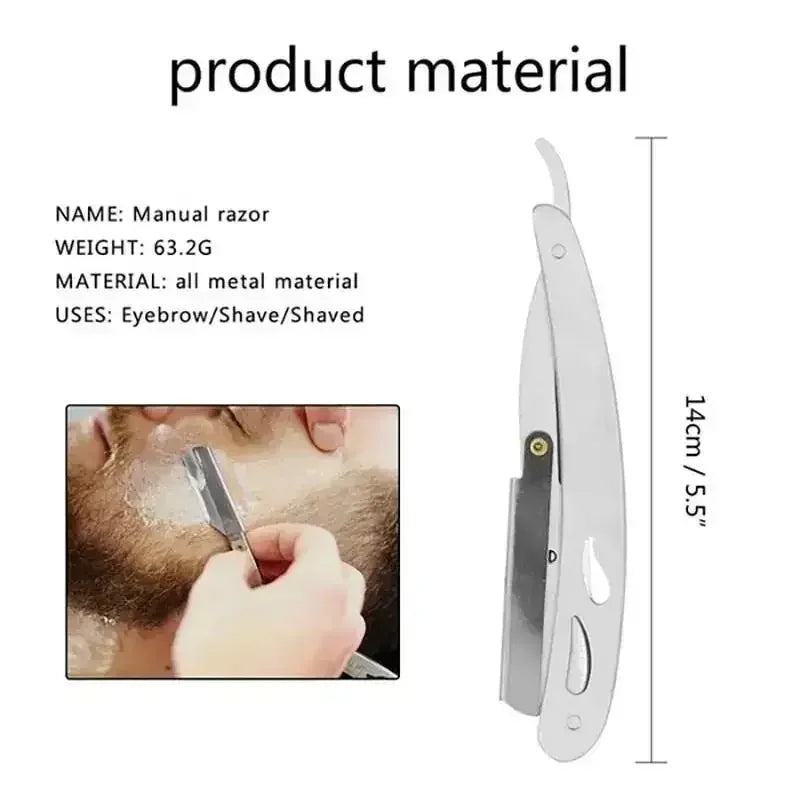 Barber Straight Razor Men