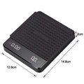 Digital Coffee Scale with Timer USB Rechargeable LED Display Silicone Pad