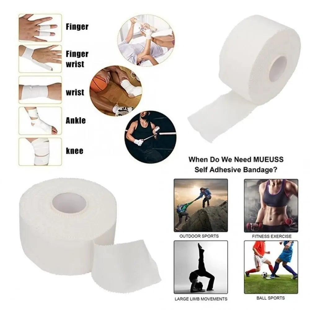 Waterproof Cotton Sports Tape Adhesive Muscle Support Elastic Bandage Injury Physio Tape