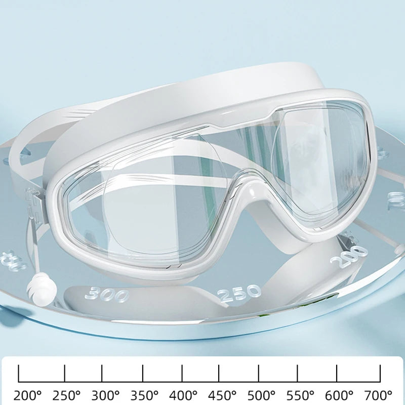 Anti Fog Swim Goggles No Leak Wide Vision for Kids Adults Pool Swimming Glasses