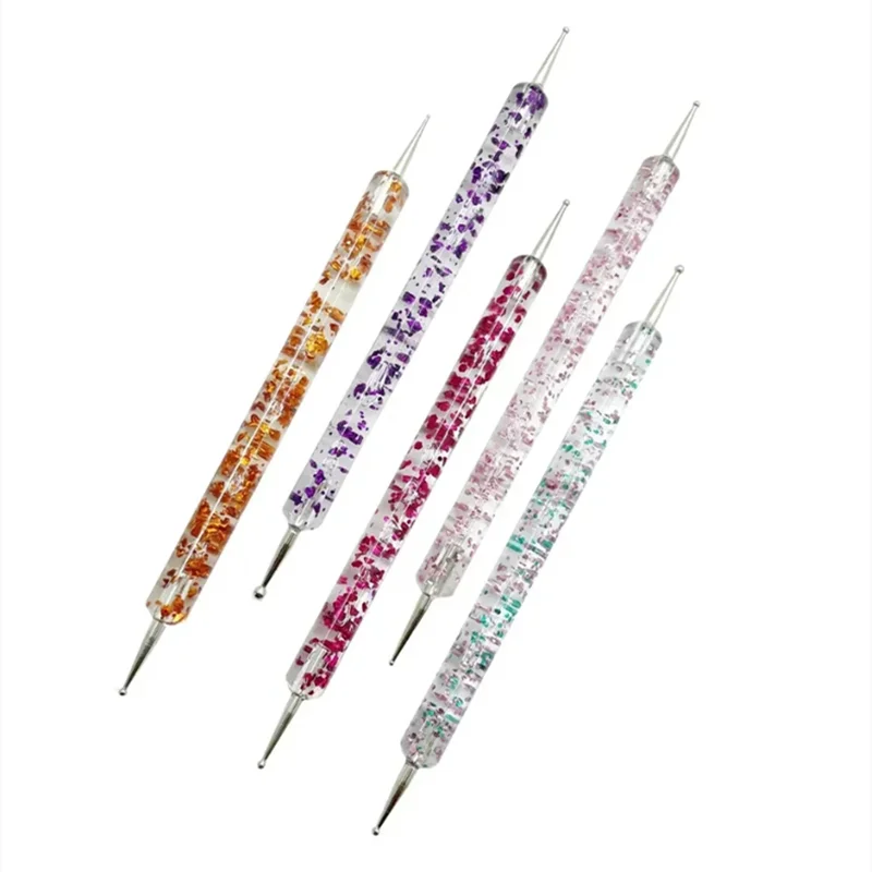 Nail Art Dotting Tools Set – Dual-ended Rhinestone Nail Design Pens for DIY Manicure