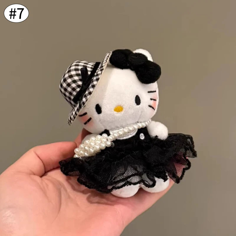 Cute Cat Plush Keychain Bag Charm for Girls