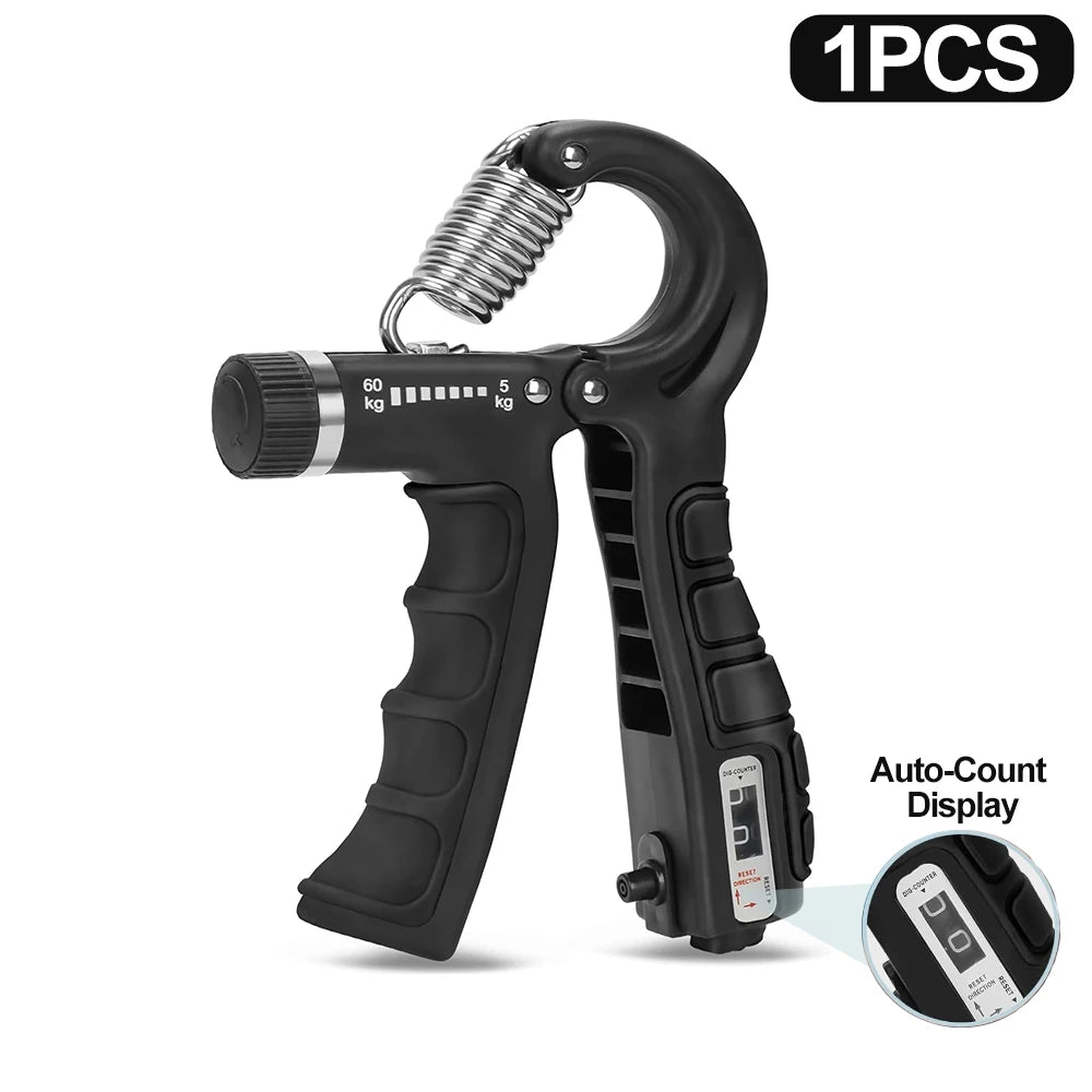 Adjustable Hand Gripper 5–60kg Finger Wrist Strength Trainer Fitness Exerciser