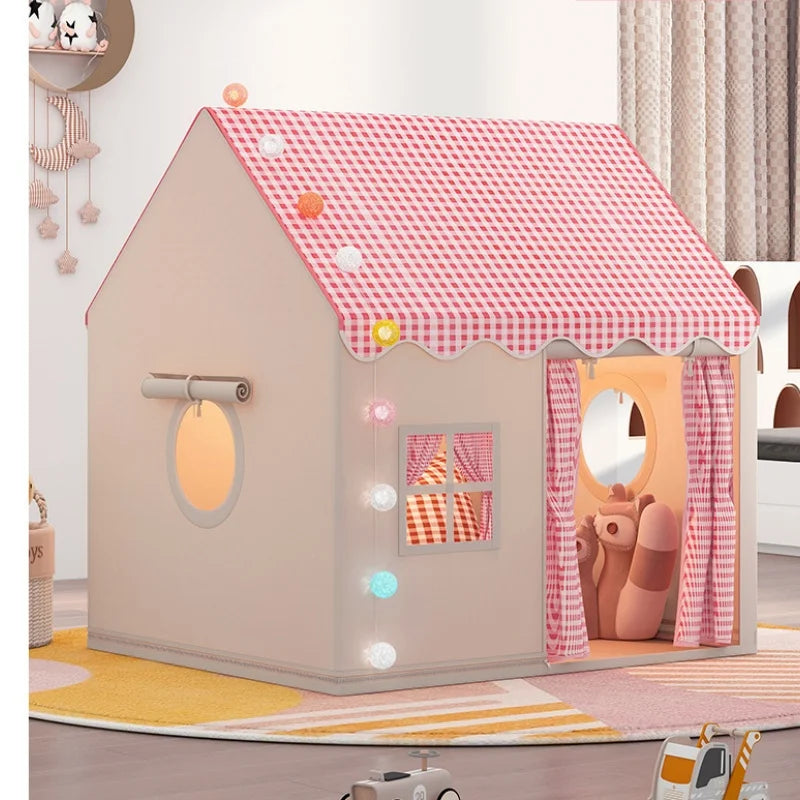Kids Princess Castle Play Tent Foldable Indoor Playhouse