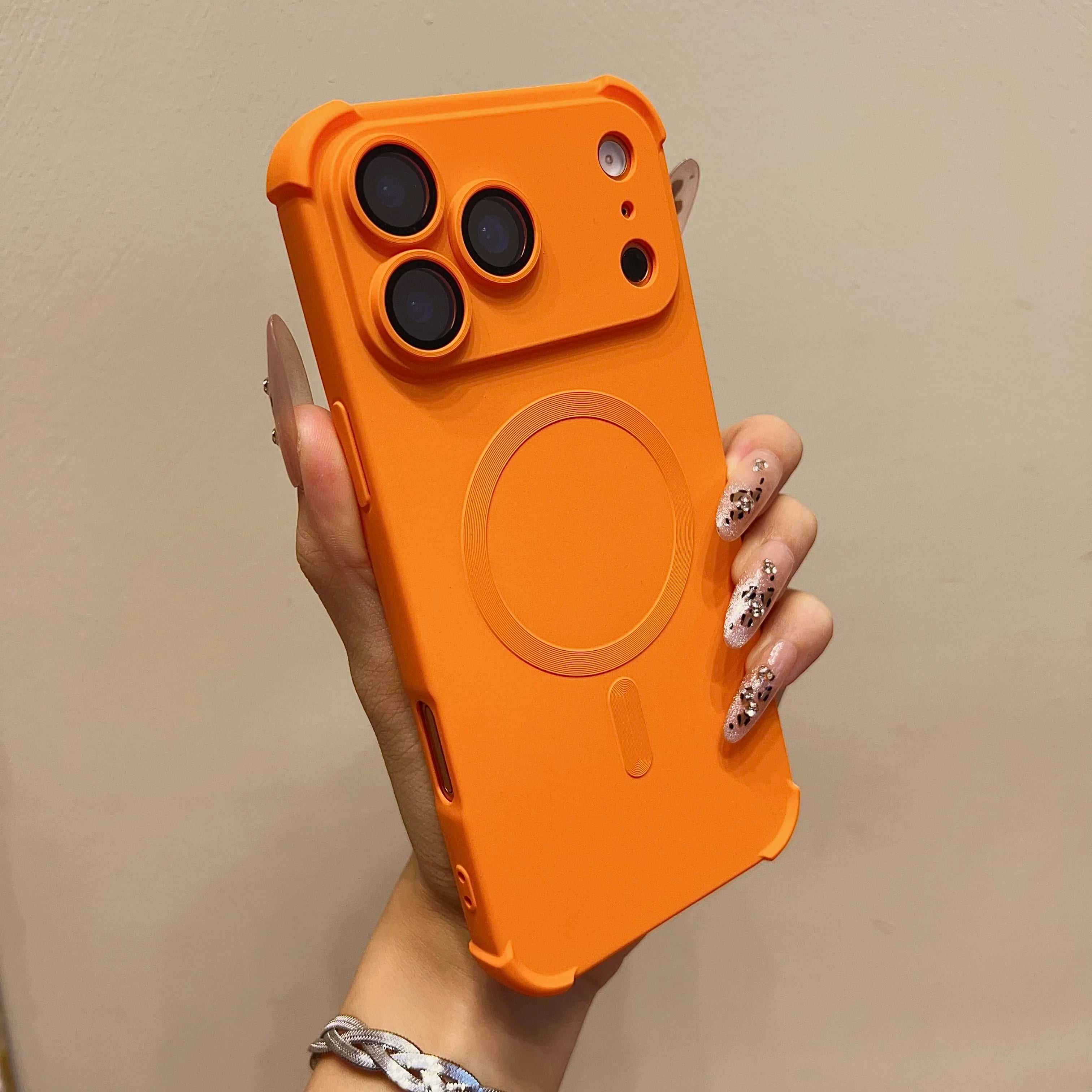 Magnetic Shockproof Silicone Bumper iPhone Case