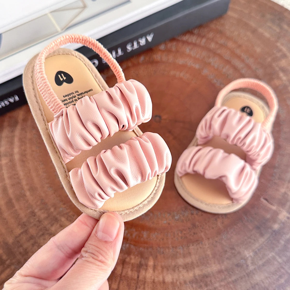 Baby Boys Girls Soft Sole Summer Sandals Newborn First Walker Beach Shoes