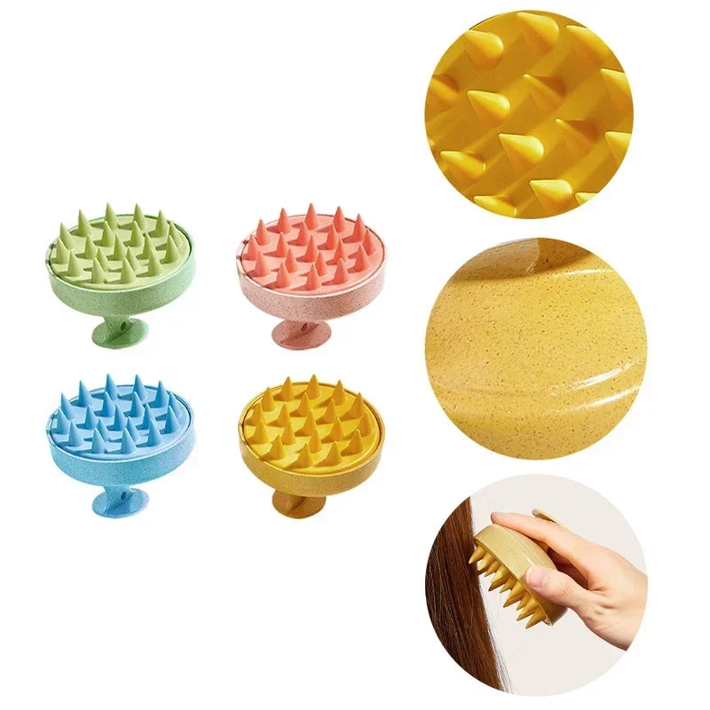 Scalp Massage Brush Wet Dry Hair Cleansing Brush