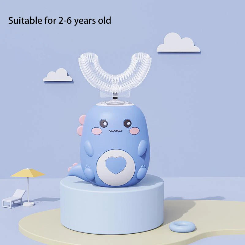 Kids Electric U Shaped Toothbrush Rechargeable Sonic Brush
