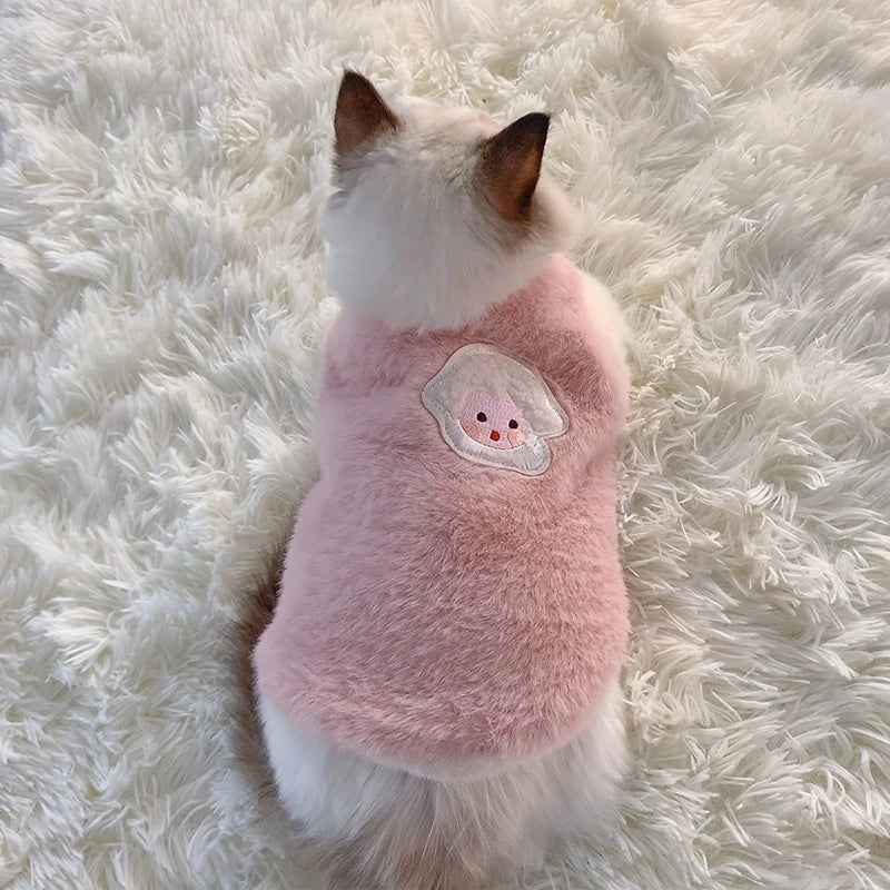 Pet Winter Clothes Cat Dog Sweater Vest Warm Kitten Apparel Small Pet Clothing