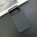 Carbon Fiber Chessboard Style Ultra Thin Bumper iPhone Case