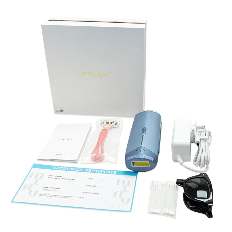Laser Hair Removal Device Ice Cooling Home Use Painless Hair Remover