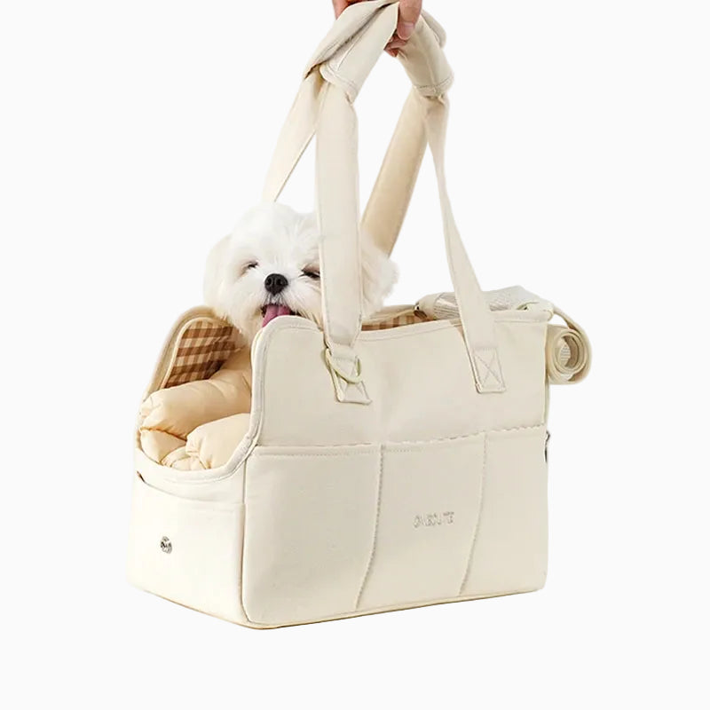 Portable Dog Carrier Shoulder Bag for Small Dogs and Cats Travel Handbag