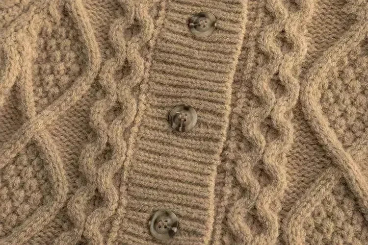 Kids Knit Cardigan Sweater Warm Long Sleeve Jacket for Boys & Girls