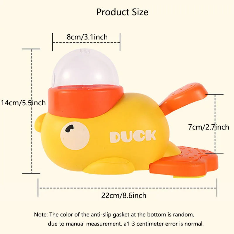 Interactive Duck Puzzle Pet Feeder Anti Slip Slow Feeding Toy for Dogs and Cats