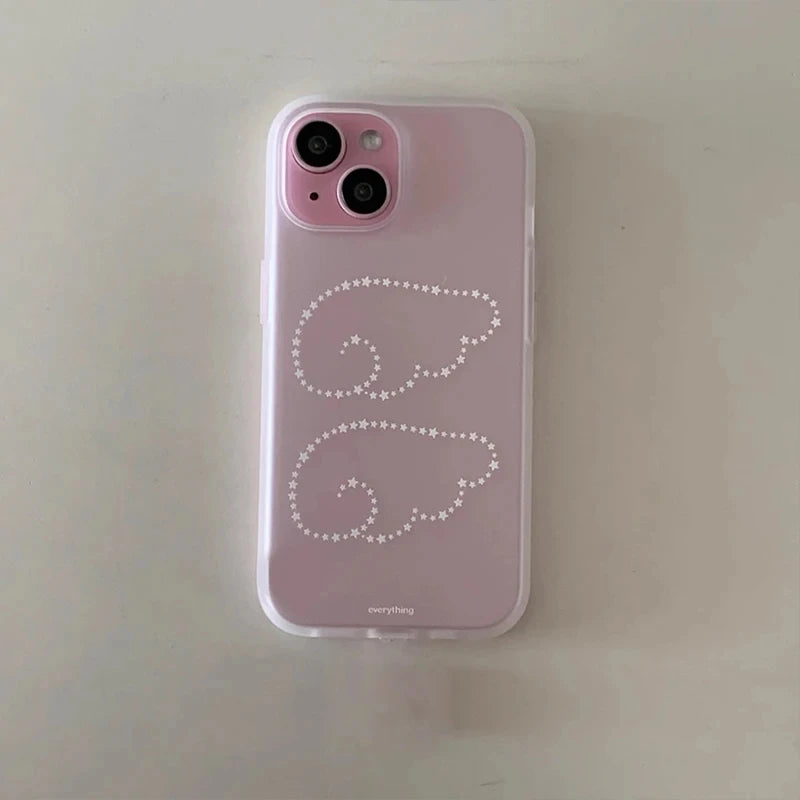 Korean Stars Angel Wing Y2K Matte iPhone Case