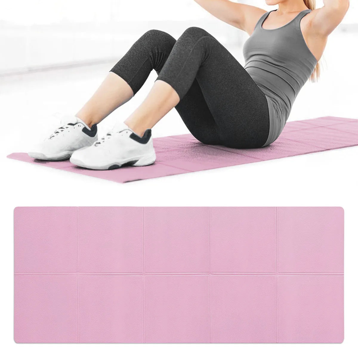 4mm EVA Yoga Mat Anti Slip Fitness Exercise Pilates Gym Mat