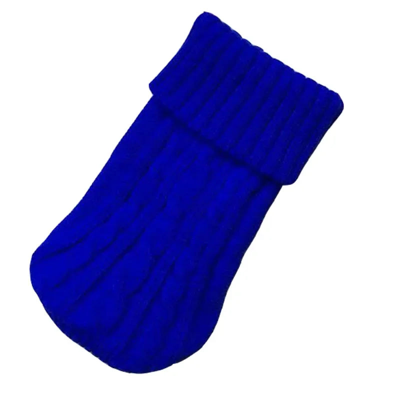 Dog Winter Knitted Sweater Pet Clothes Small Medium Dogs Warm Puppy Coat