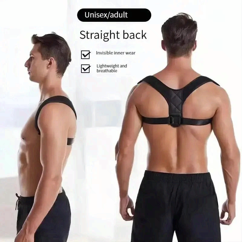 Posture Corrector Belt Back Support Brace Breathable Hunchback Sitting Posture Correction Unisex