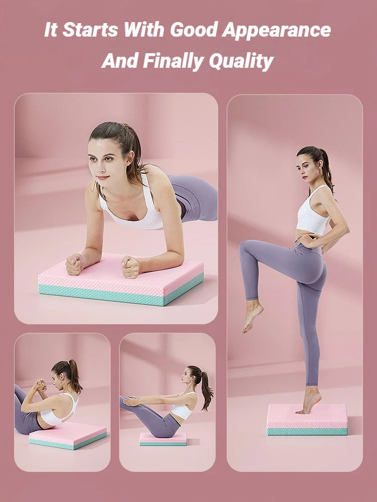 Balance Pad Non Slip Foam Stability Training Yoga Fitness Cushion