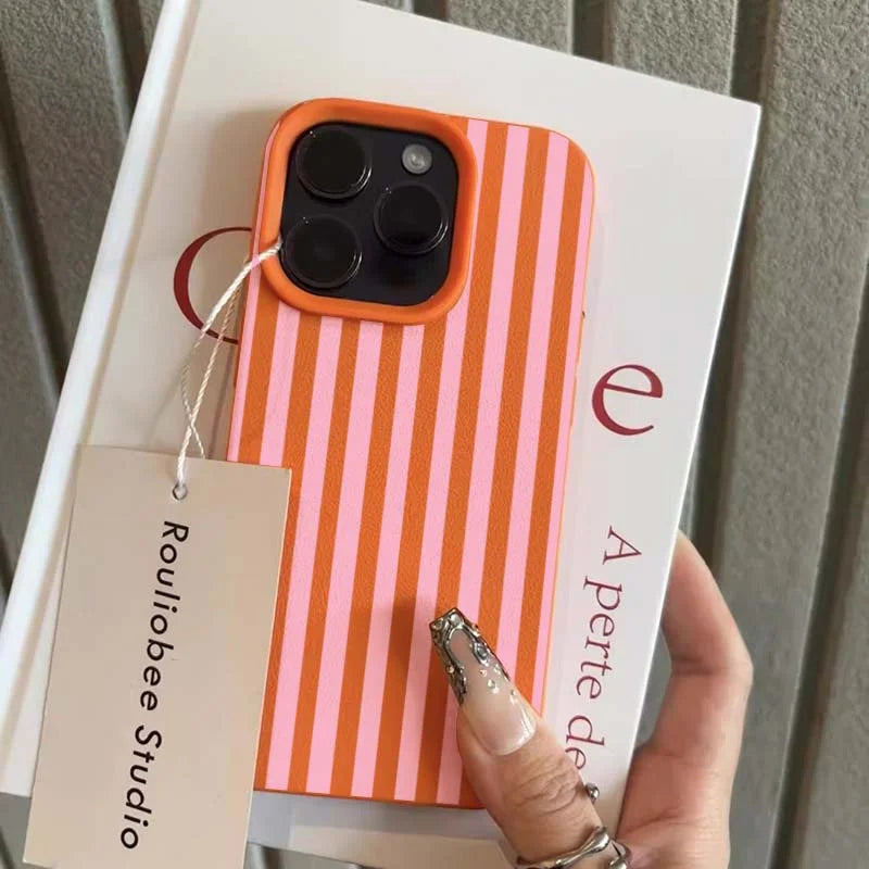 Striped Minimalist Colorful Phone Case iPhone Case