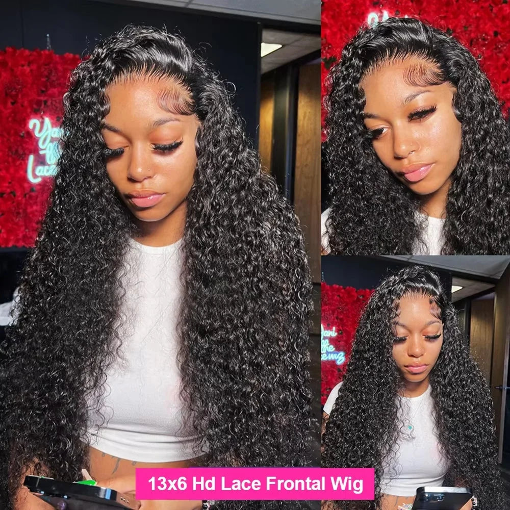 Bone Straight Human Hair Wig – HD Lace Front Glueless Wig for Women