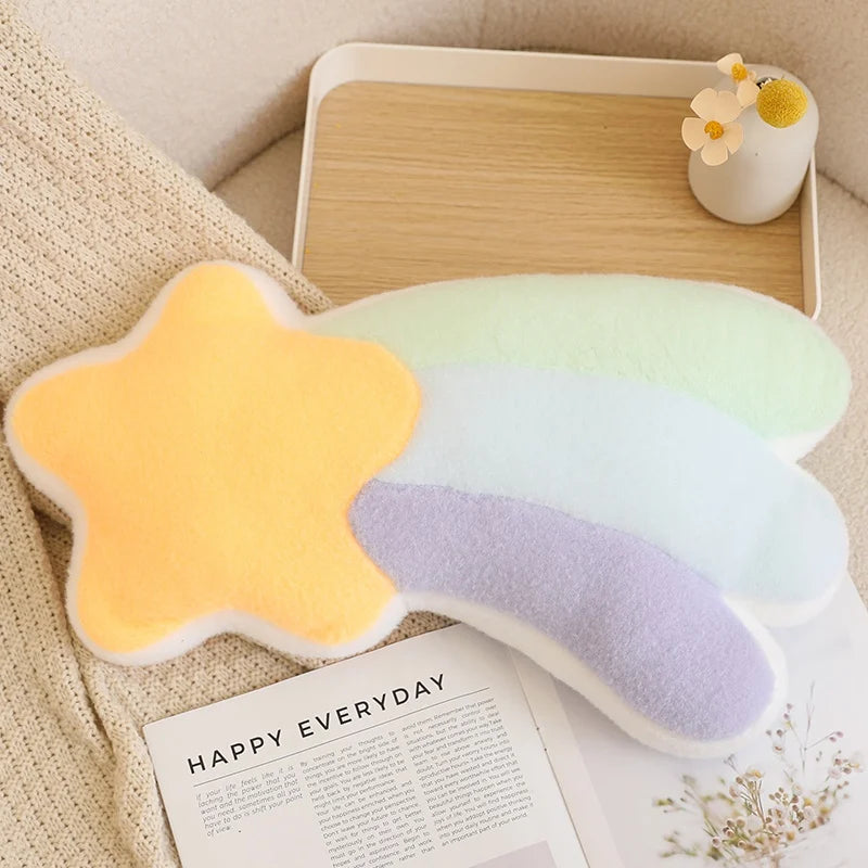 Plush Moon Star Rainbow Cushion Soft Stuffed Cartoon Pillow Home Decor Gift