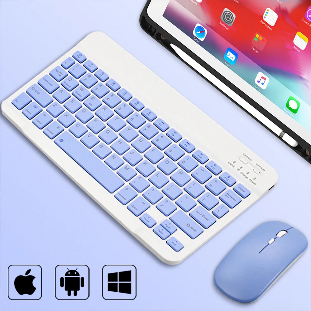 Bluetooth Wireless Keyboard & Mouse Set