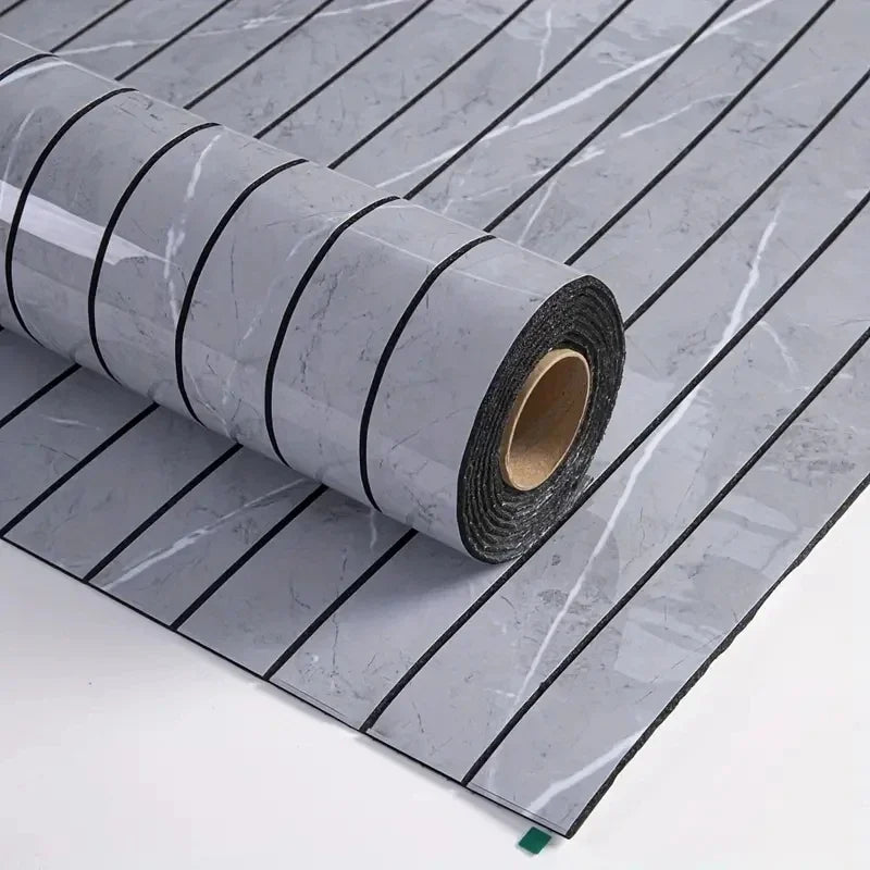 3D Wood Grain Wallpaper Self Adhesive Waterproof Removable DIY Wall Ceiling Decor