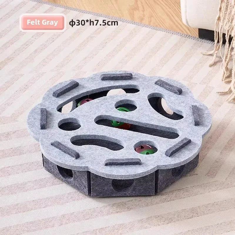 Cat Puzzle Toy Box – Interactive IQ Training Game for Indoor Cats
