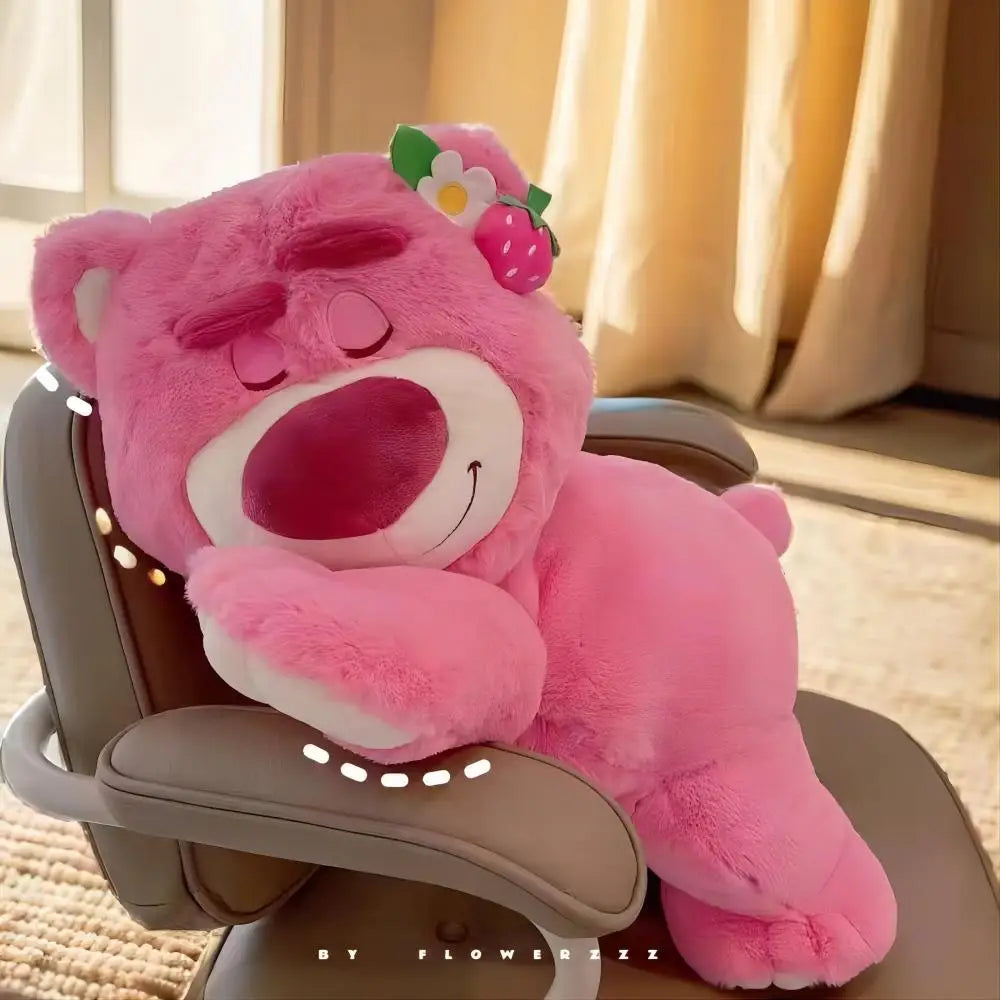 Toy Story Lotso Bear Plush Stuffed Pillow Strawberry Scent Kids Gift