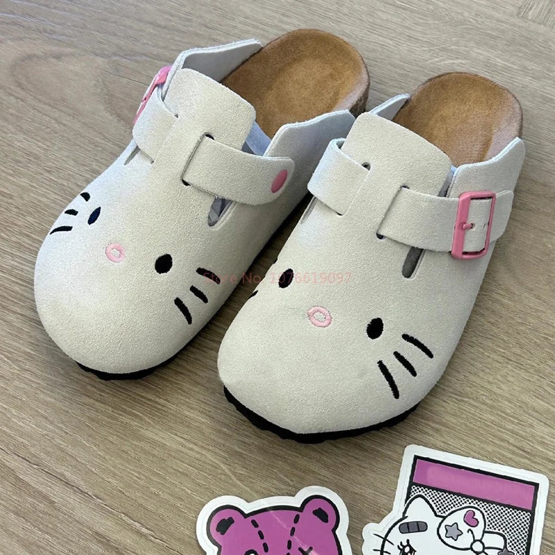 Hello Kitty Women’s Summer Slippers Thick Sole Anti Slip Cartoon Slides