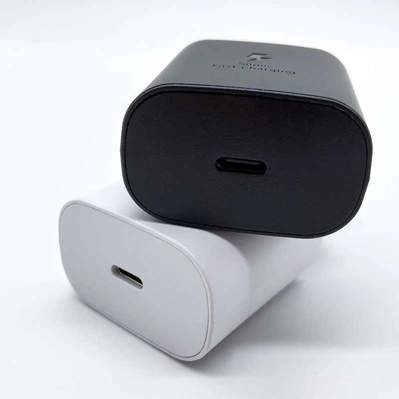 25W PD USB C Super Fast Charger Adapter Samsung Galaxy Fast Charging Wall Charger