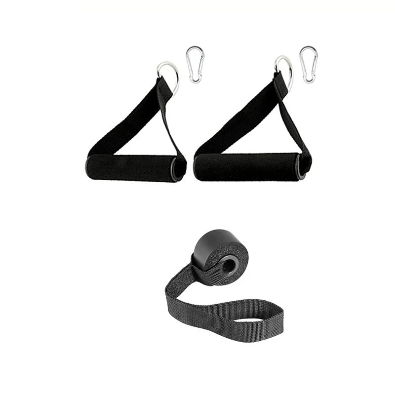 Stackable TPE Resistance Bands Set Strength Training Home Gym Workout Stretching Bands